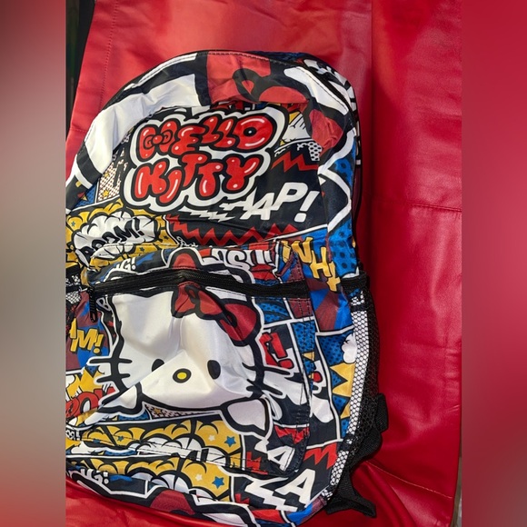 NWOT Sanrio Hello Kitty Full Size Back Pack. 11.4”x7.8”x15.7 - Picture 3 of 13